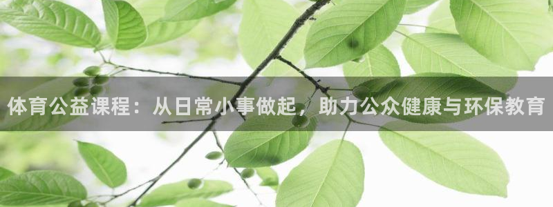 袋鼠直播足球：体育公益课程：从日常小事做起，助力公众健康与环保教育